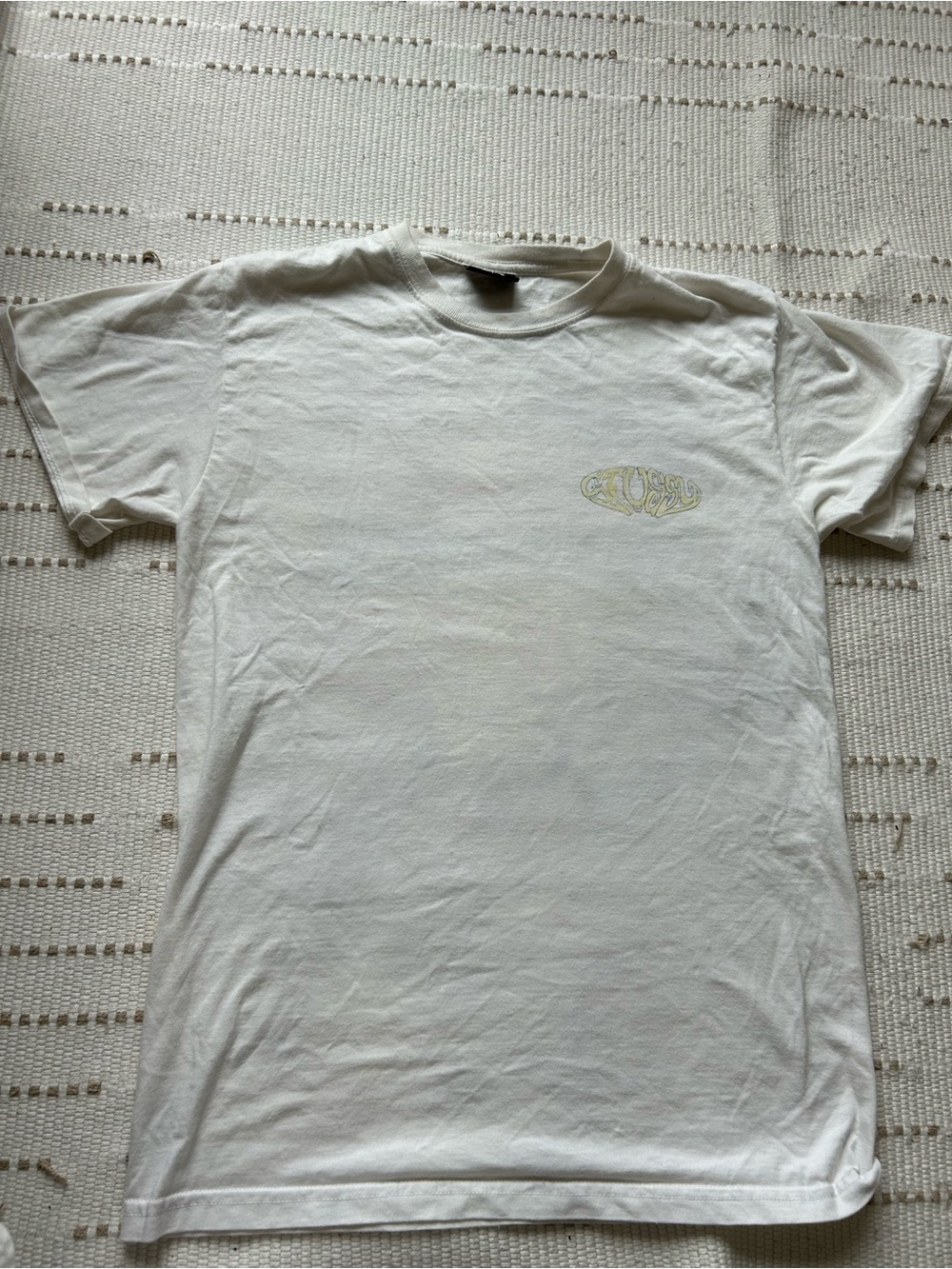 Stussy White Short Sleeve Tee